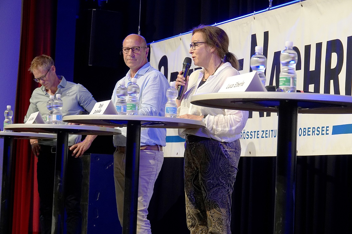 Joe Kunz, Ueli Dobler und Tanja Zschokke.